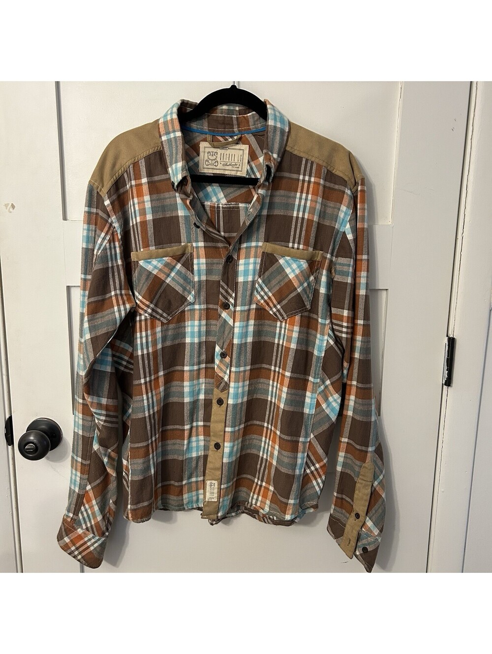 Men’s Western Style Flannel L